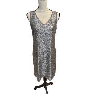 Women’s Talbots Sequin Sleeveless Midi Dress. Size 6